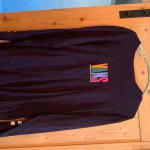 Navy vans long sleeve tshirt